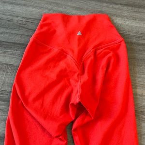 Red Vitality / Balance Athletica Leggings